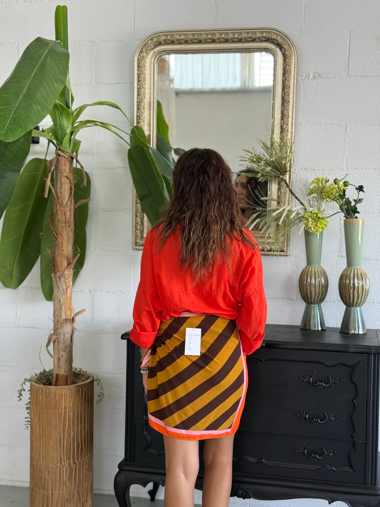 Minigonna Pareo Stripes