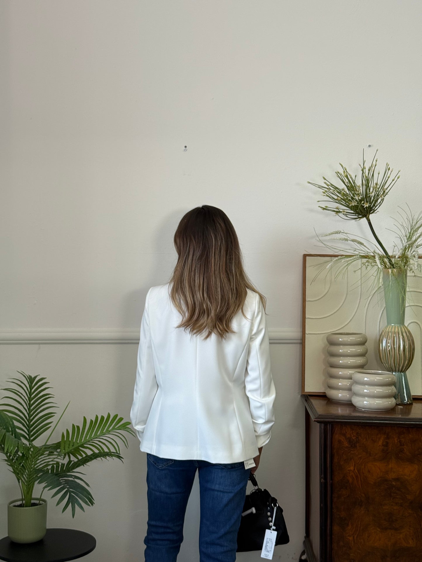 Blazer Luxury Monopetto Bianco