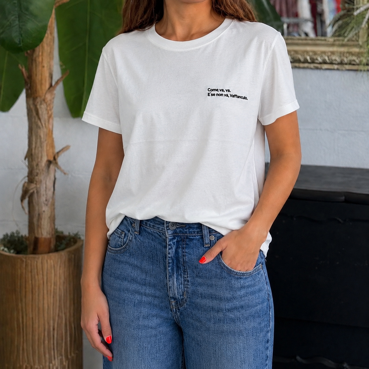 T-shirt Scritta simpatica