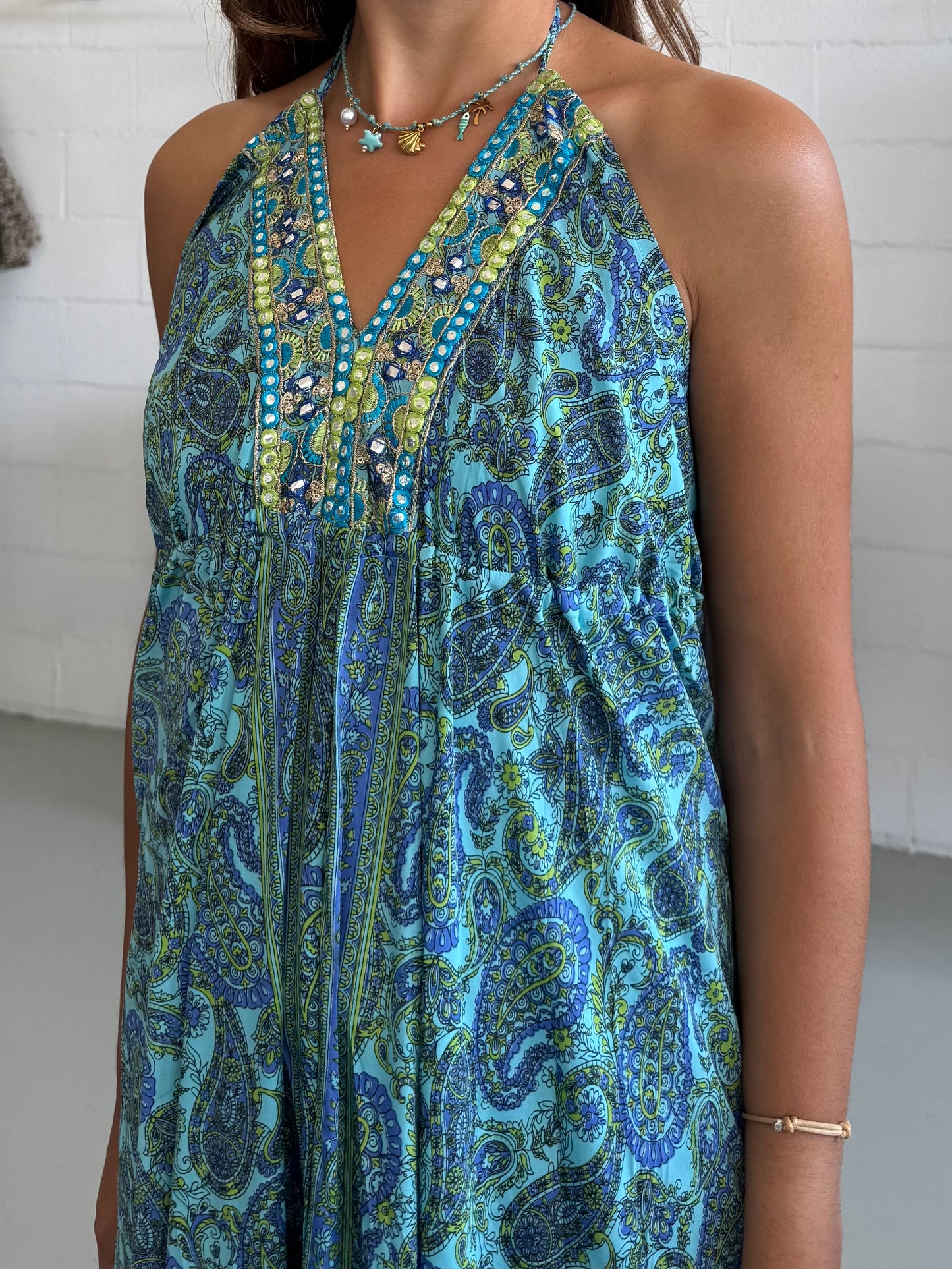Vestito Ibiza Verde Acqua