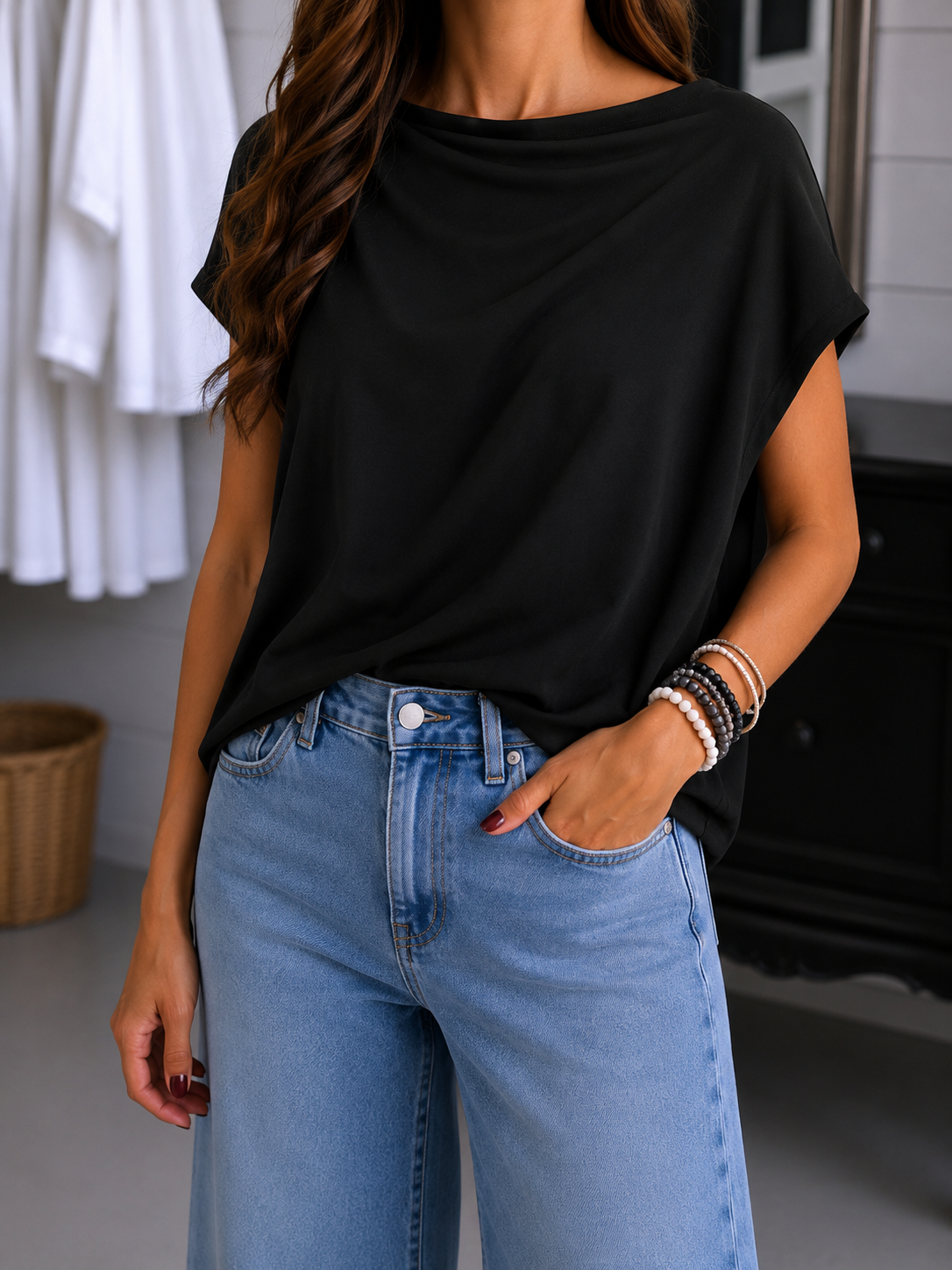 T-shirt Clelia Noir