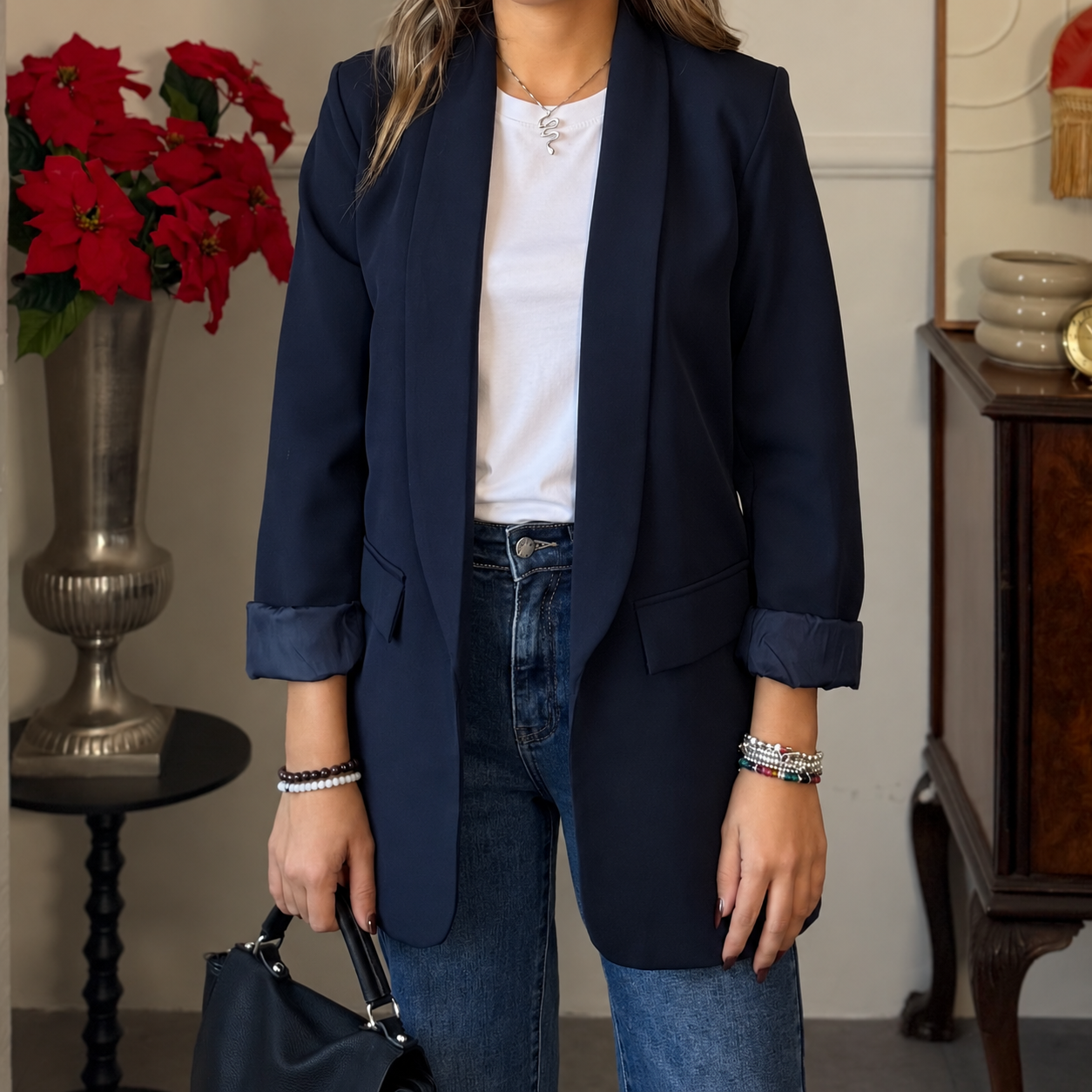 Blazer Iconic Blu Navy