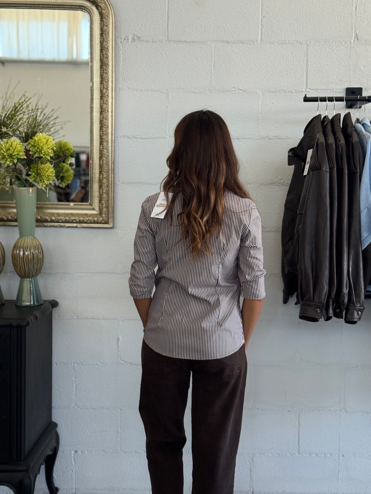 Camicia Office Fango