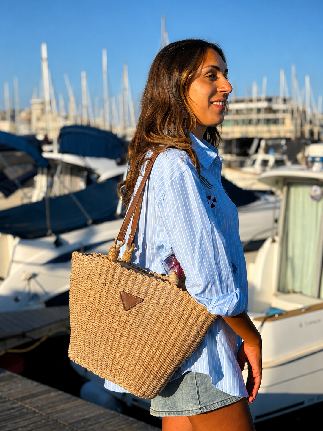 Borsa in Paglia stile Prada