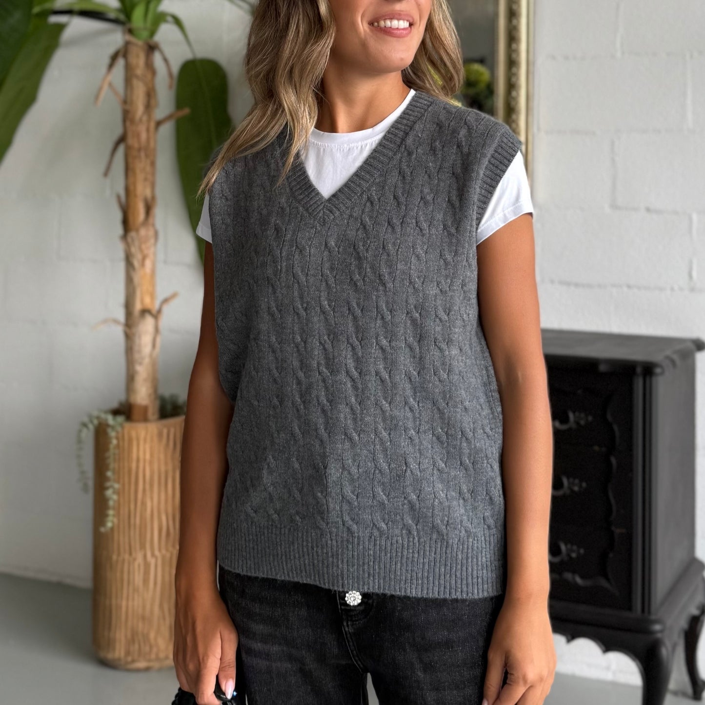 Gilet Londra a trecce
