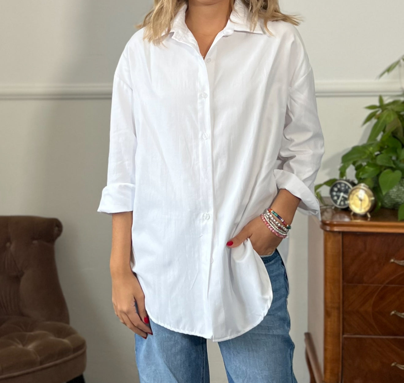 Camicia in cotone Oxford