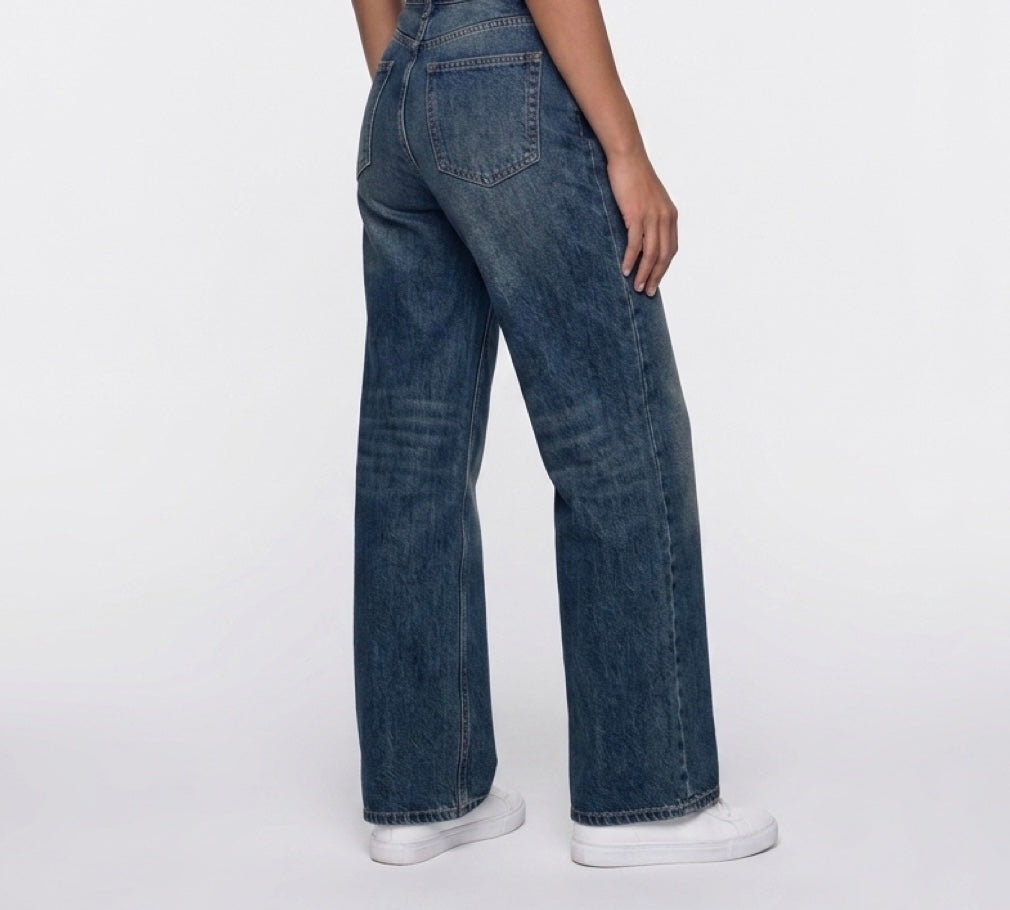 Jeans Kiki Zampato effetto Vintage