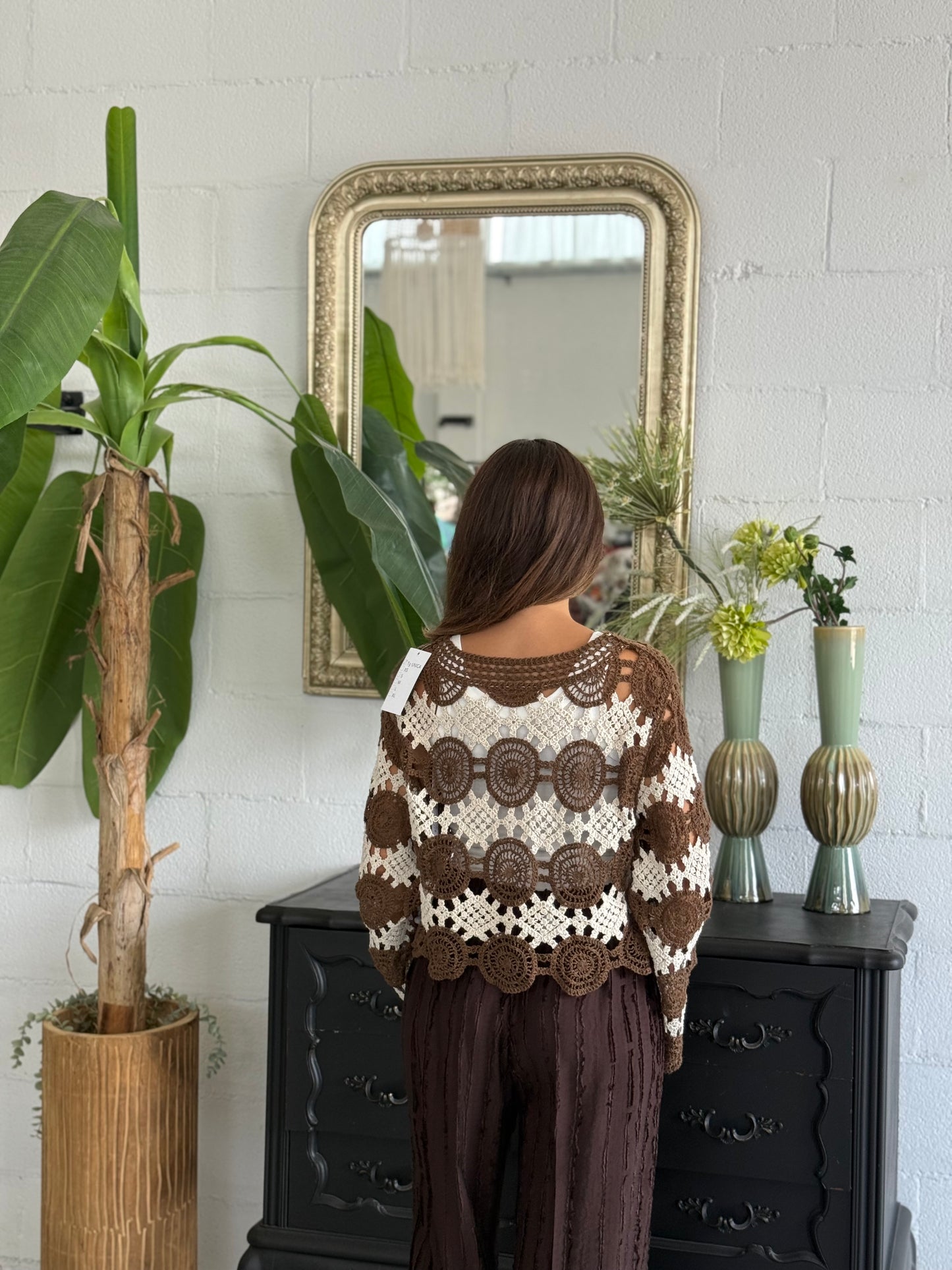 Maglioncino Crochet Mara Bicolor
