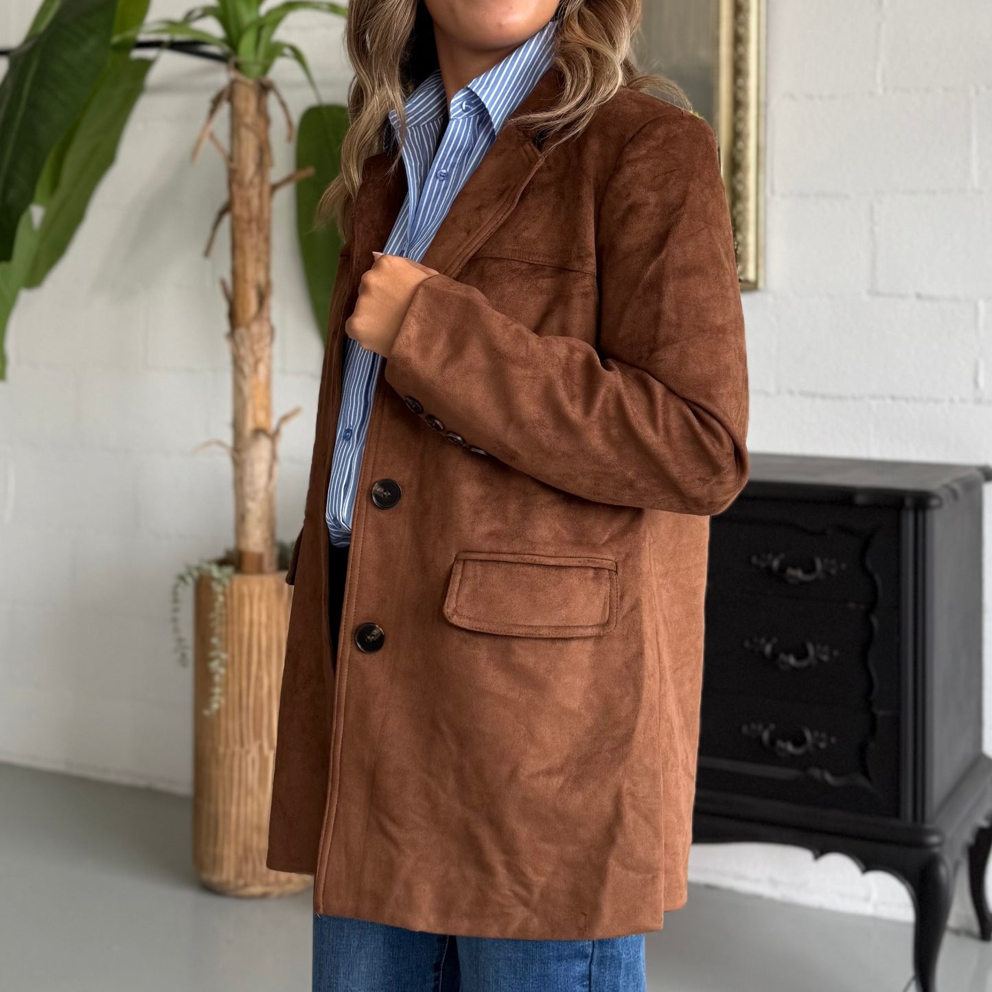 Blazer in Suede MUST HAVE