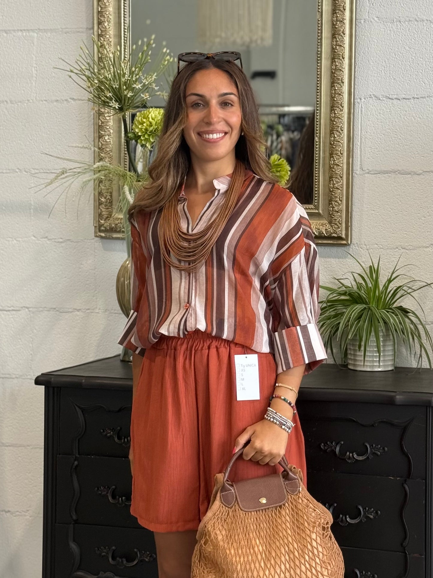 Camicia Vanessa Terracotta