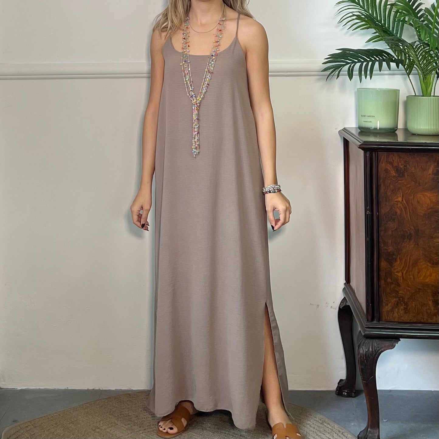 Vestito EIVISSA Mocha Mousse