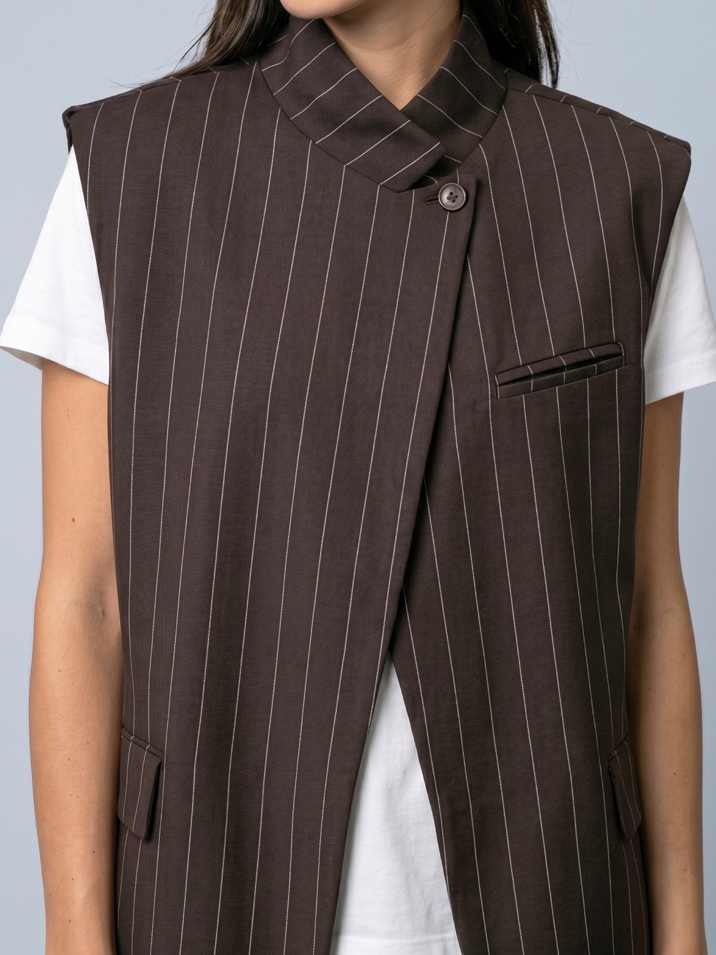 Blazer smanicato MUST HAVE Moro
