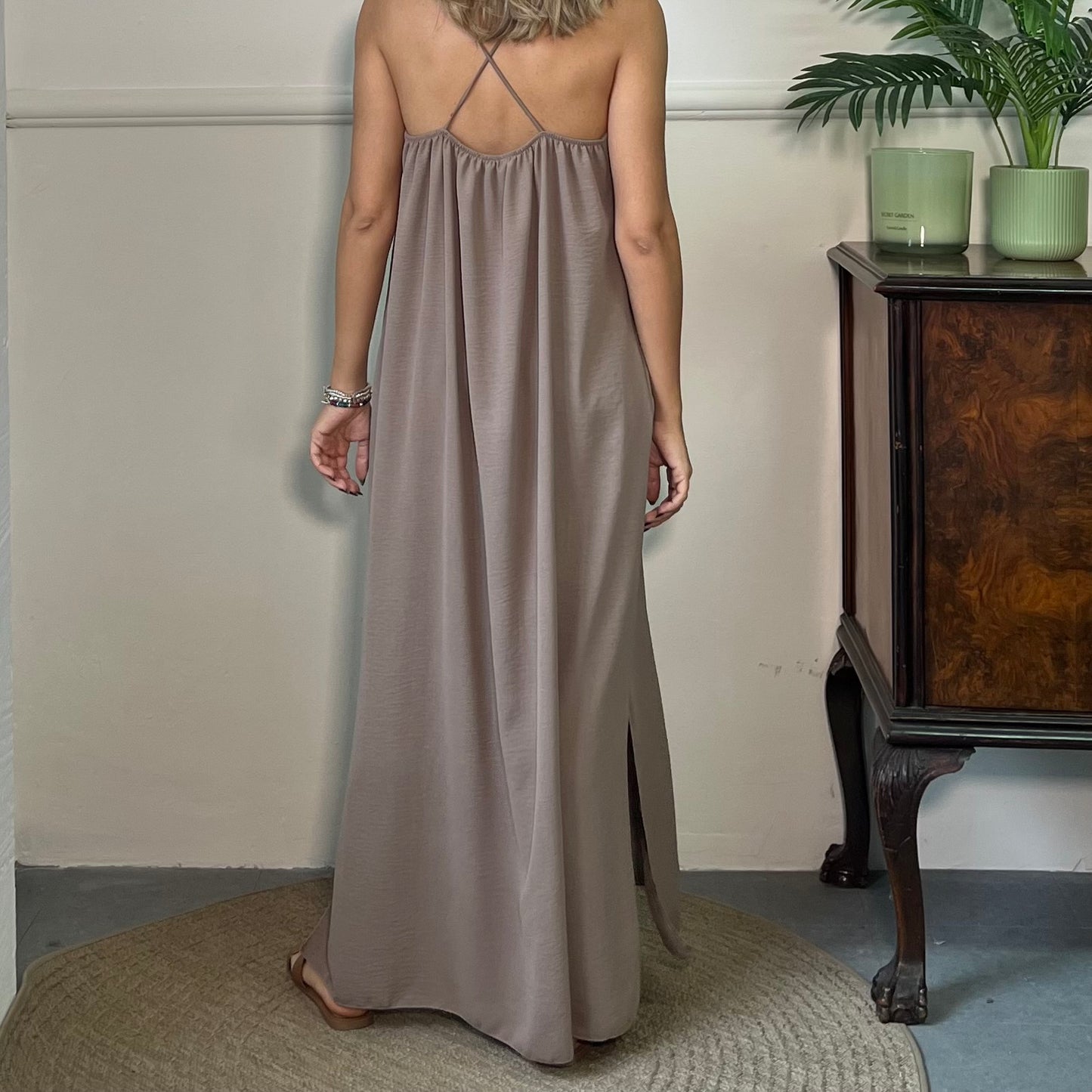 Vestito EIVISSA Mocha Mousse