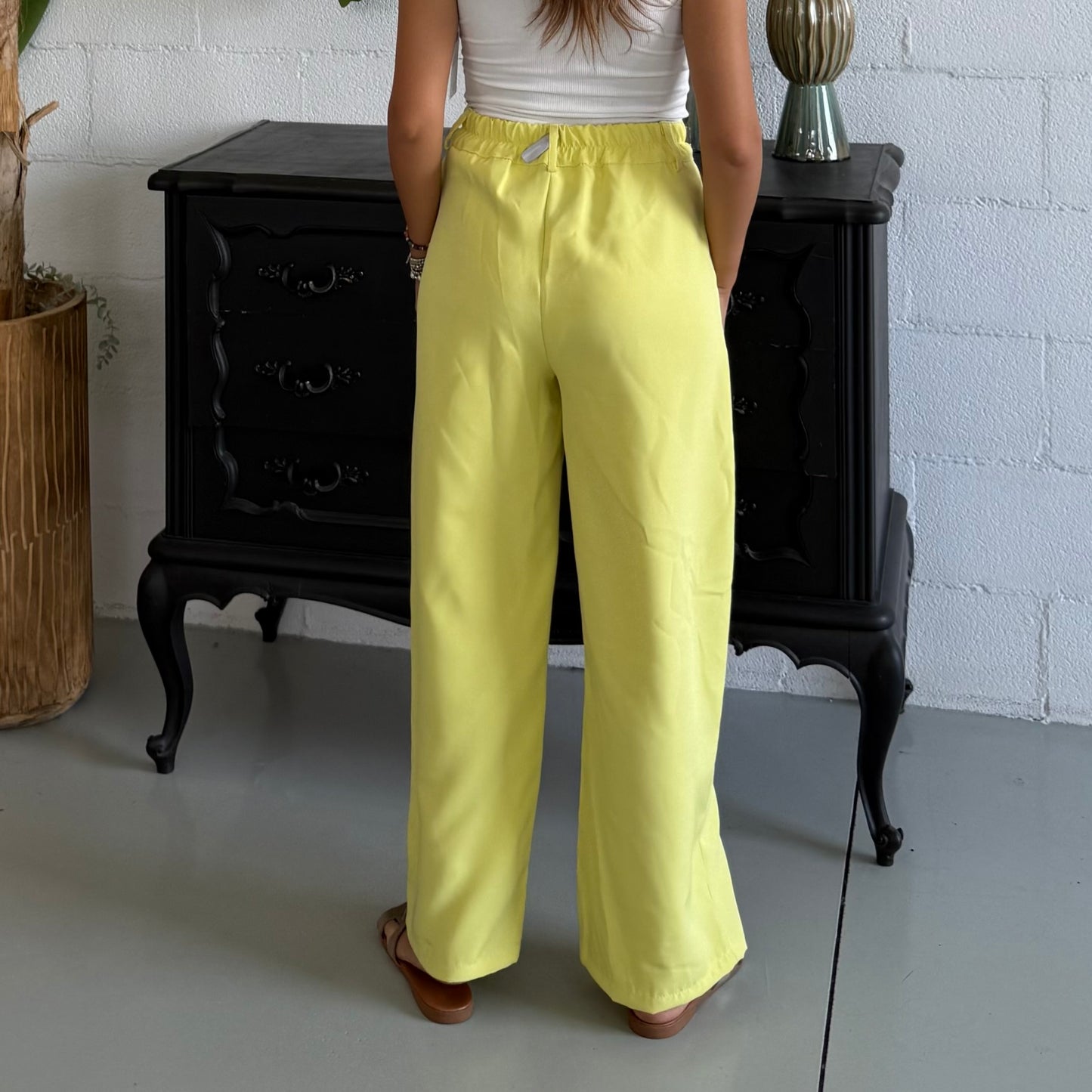 Pantalone Sartoriale Giallo