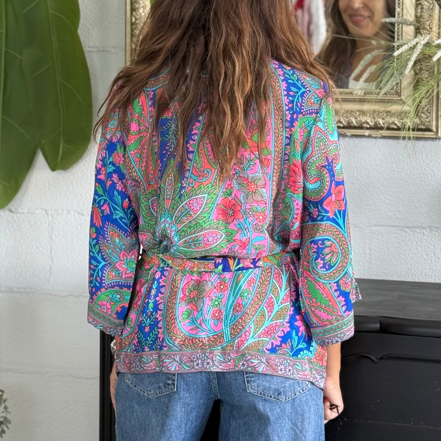 Kimono corto Seta Indiana