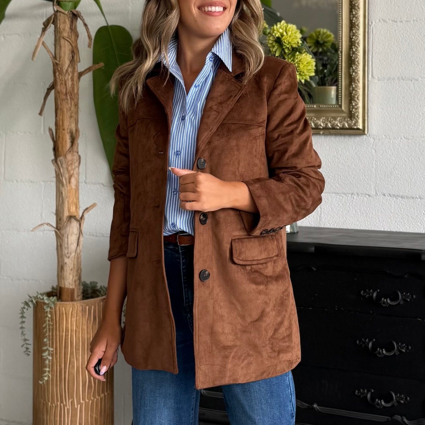 Blazer in Suede MUST HAVE