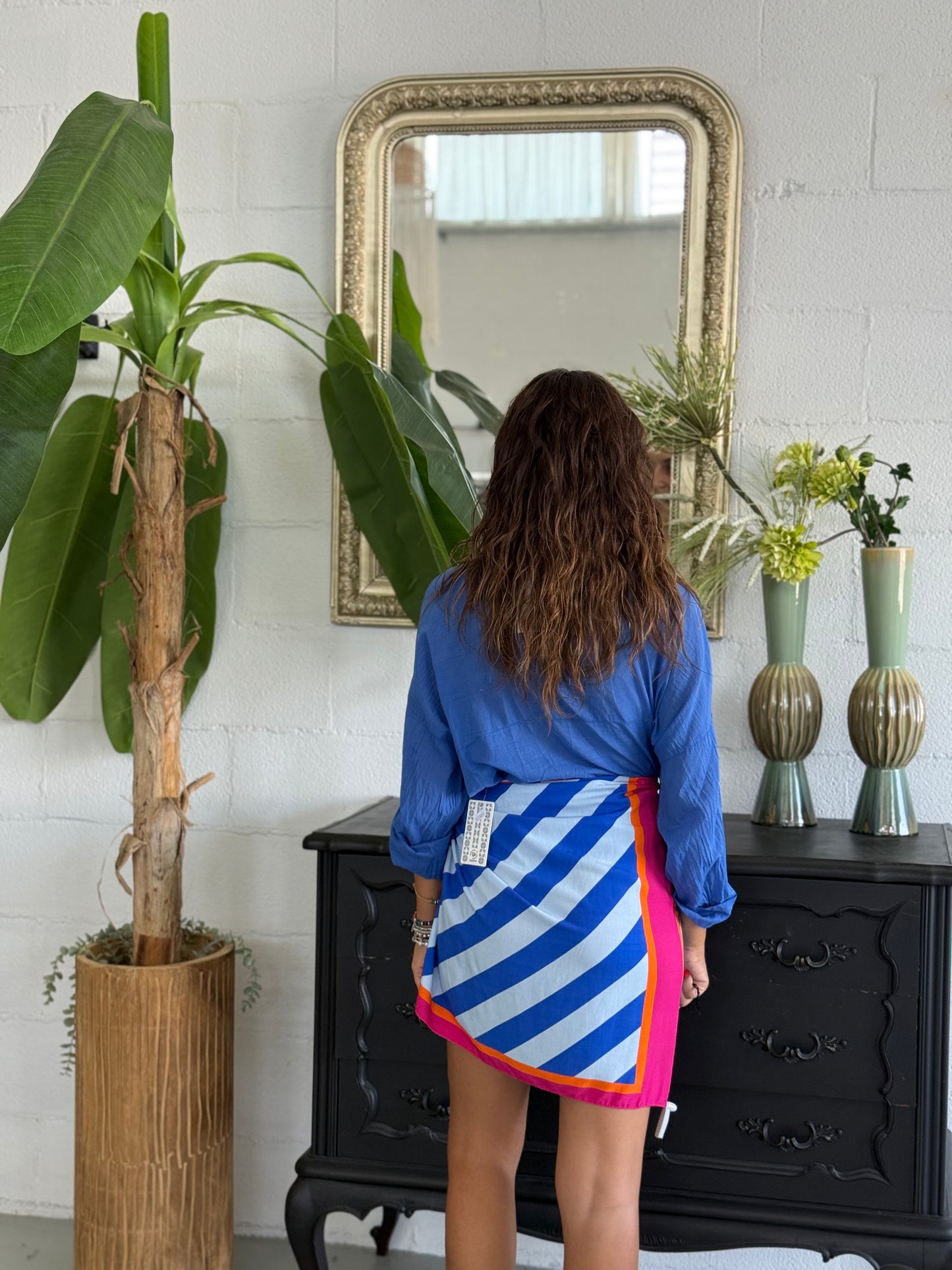 Minigonna Pareo Stripes