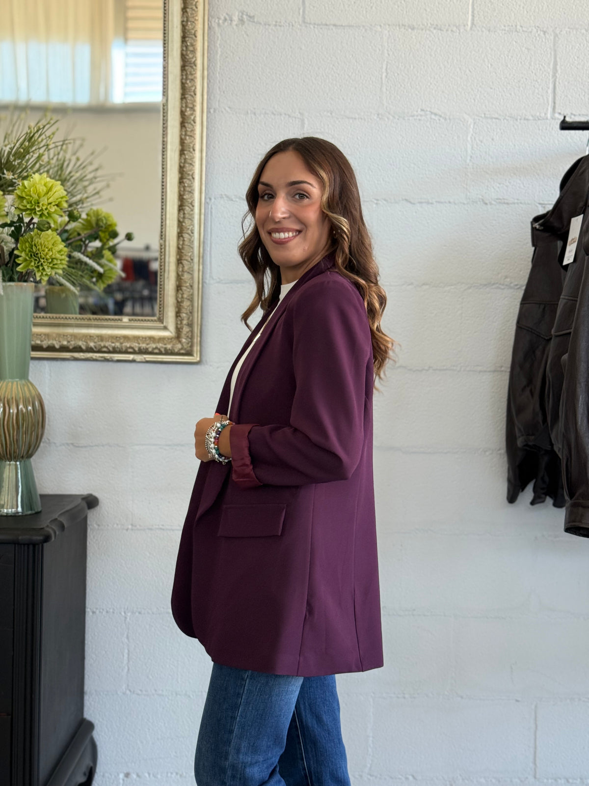 Blazer Iconic Burgundy