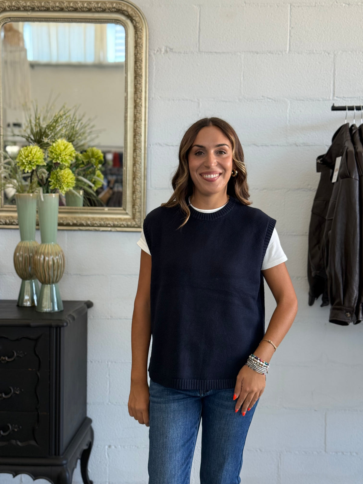 Gilet fashion con Zip