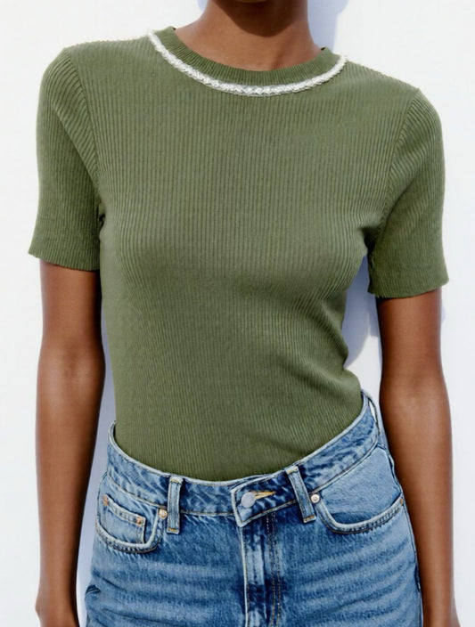 Maglioncini in viscosa con strass