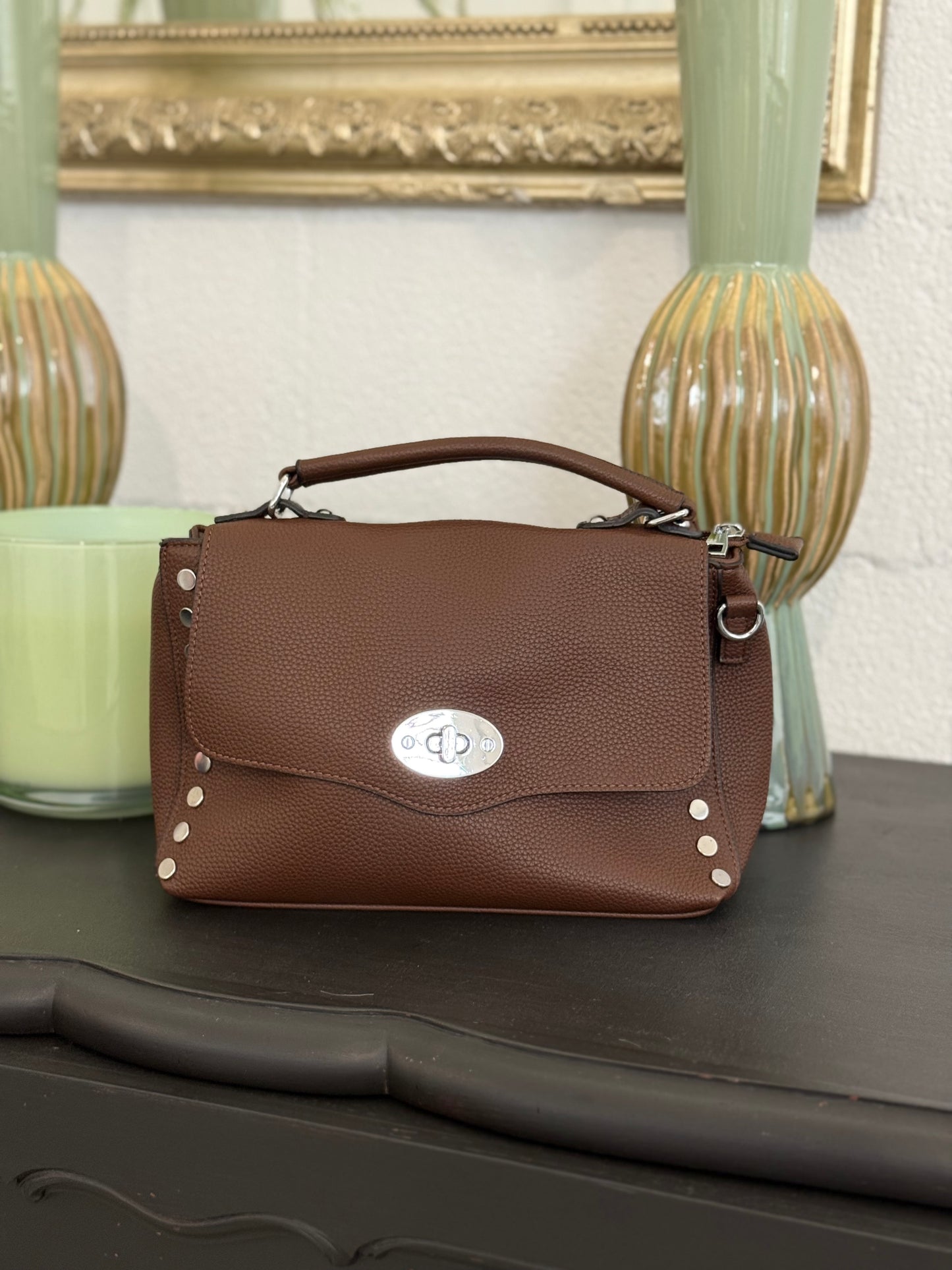 Borsa in ecopelle modello stile Postina