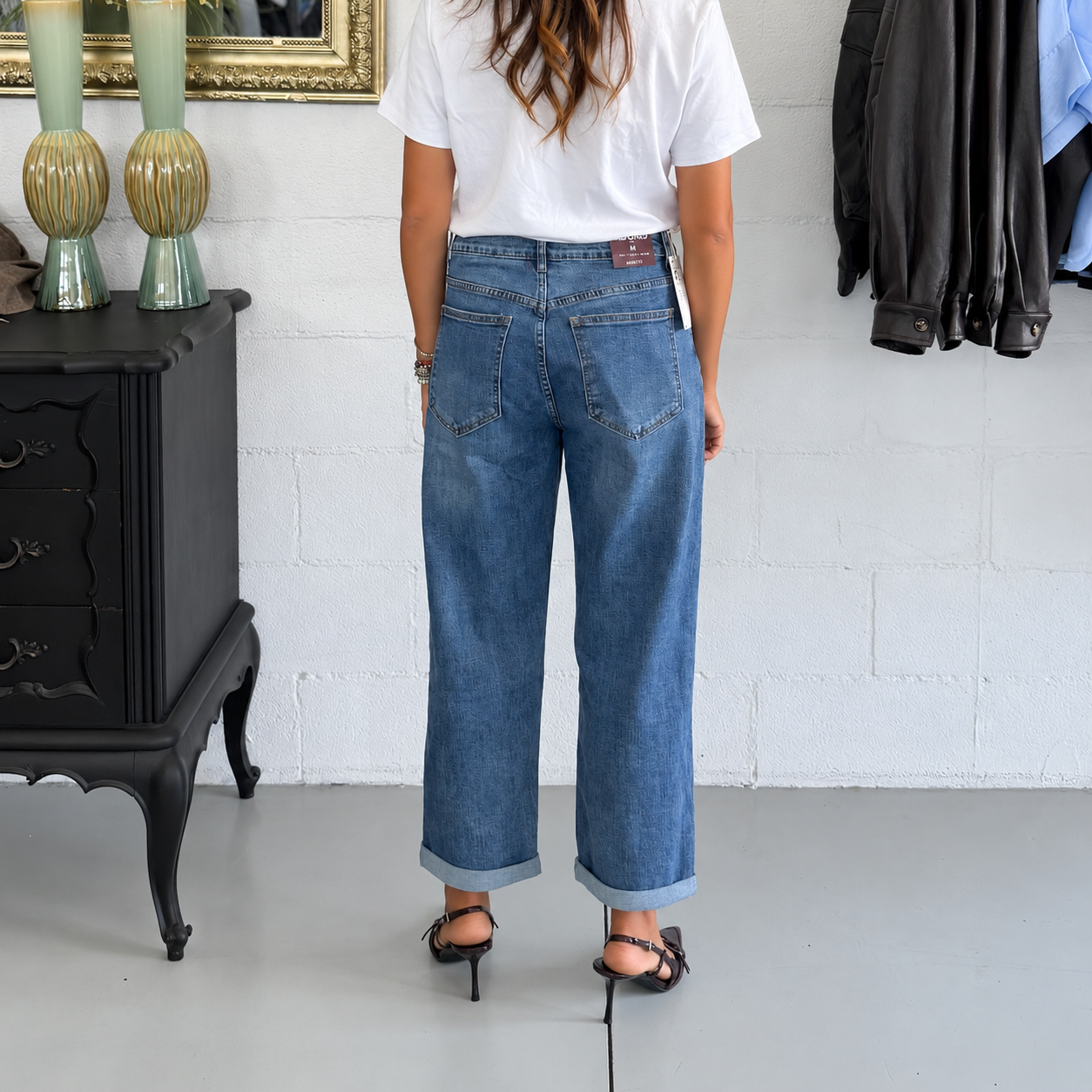 Jeans Mom Fit Relaxed lavaggio Classico