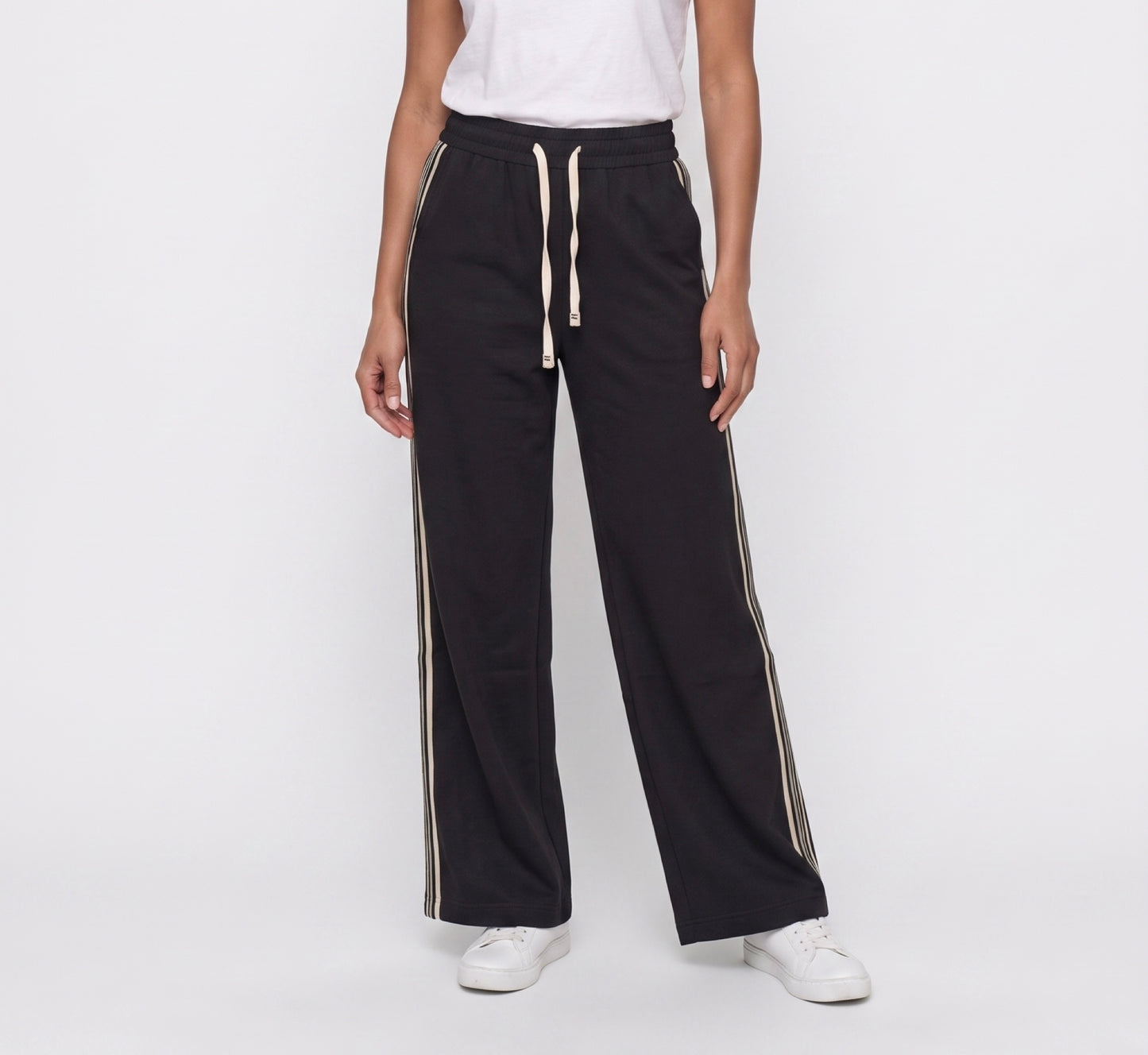 Pantalone Tuta Noir con banda laterale