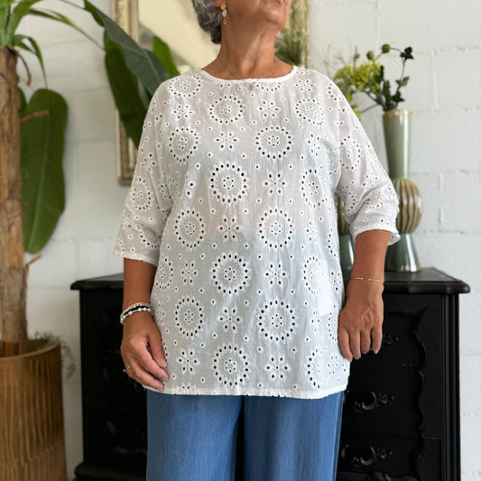Camicia Milos San Gallo