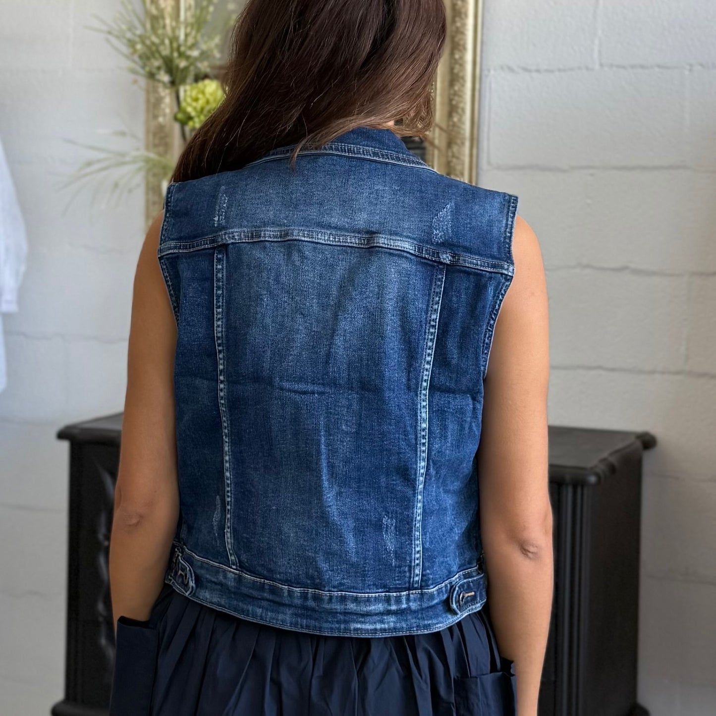 Giubbotto di Jeans Smanicato