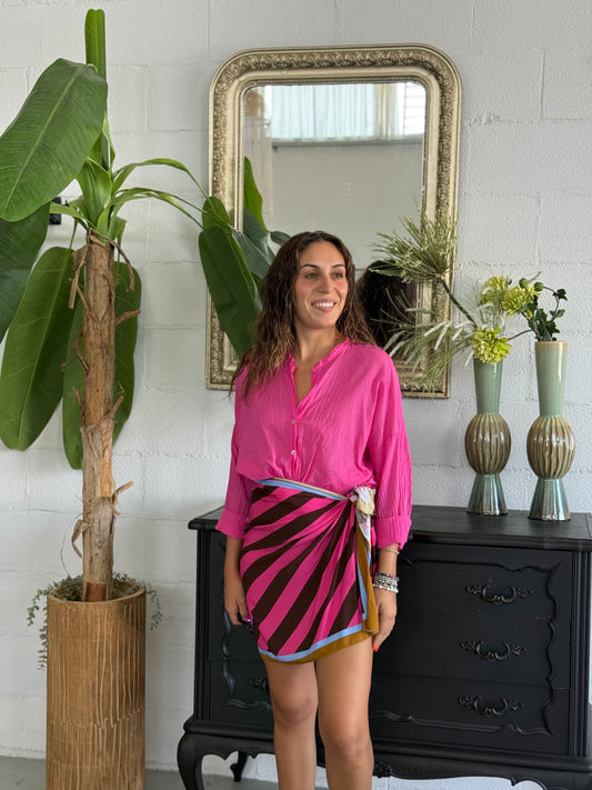 Minigonna Pareo Stripes