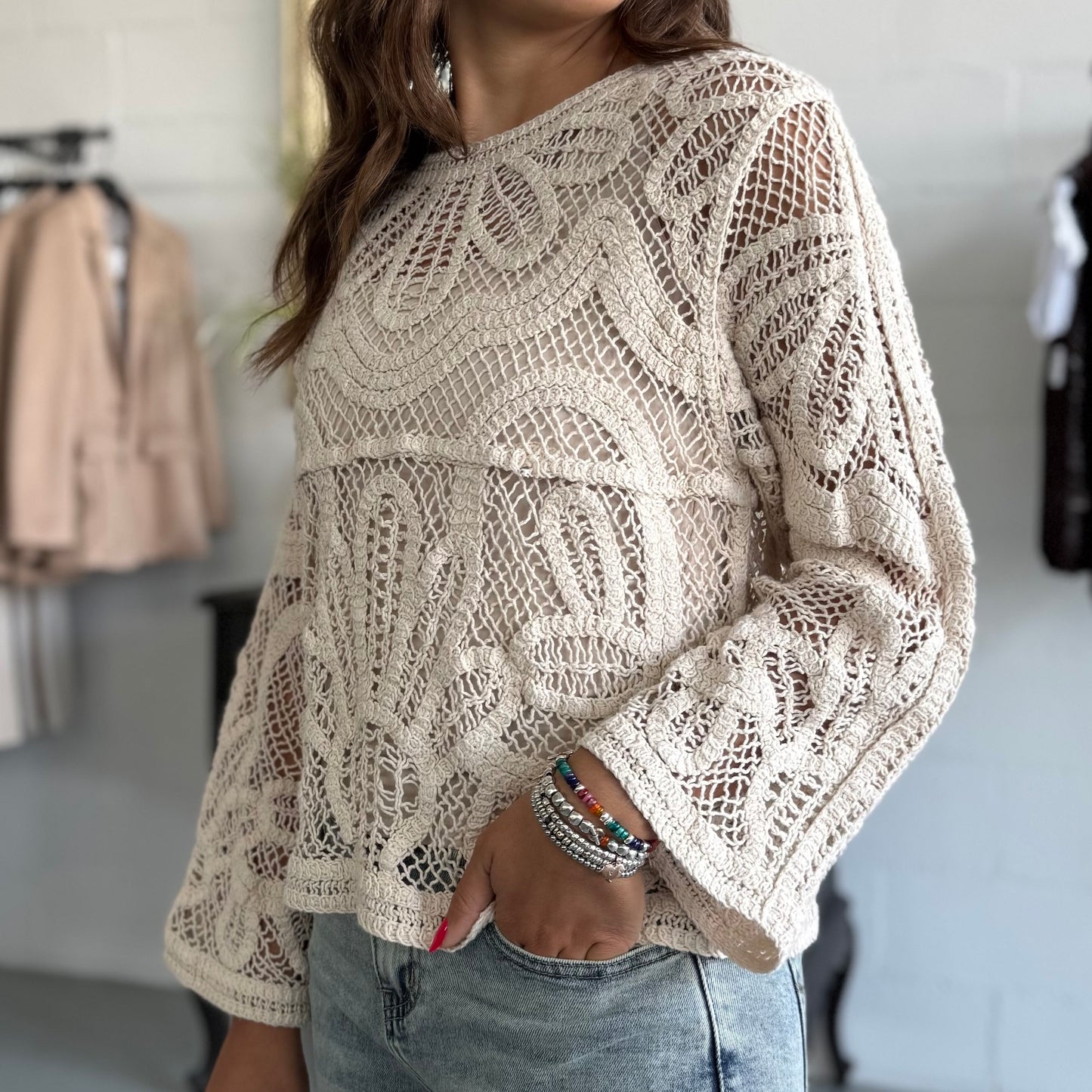 Maglioncino Crochet Mara