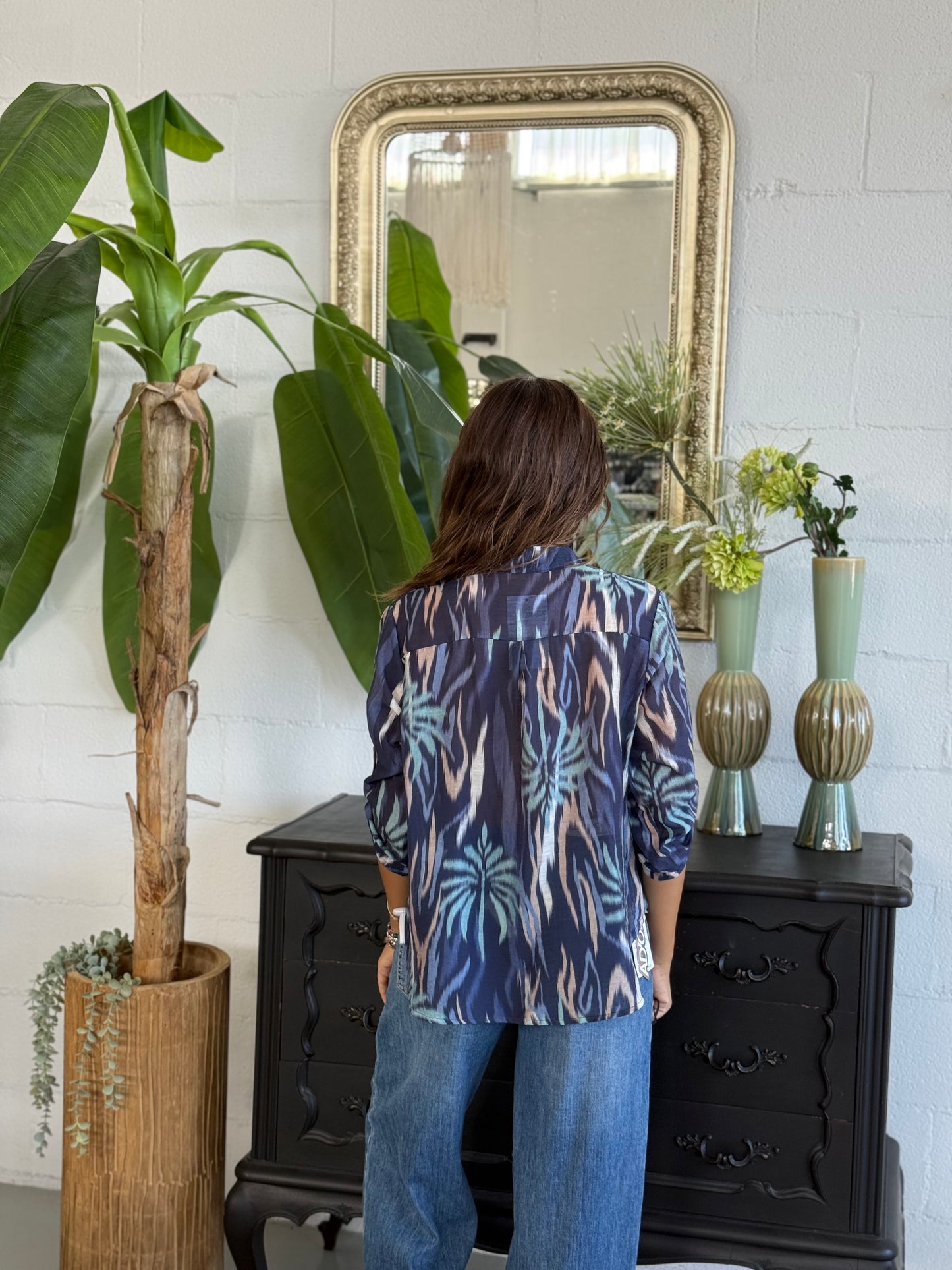 Camicia MUST ‘Paradise’ Blu