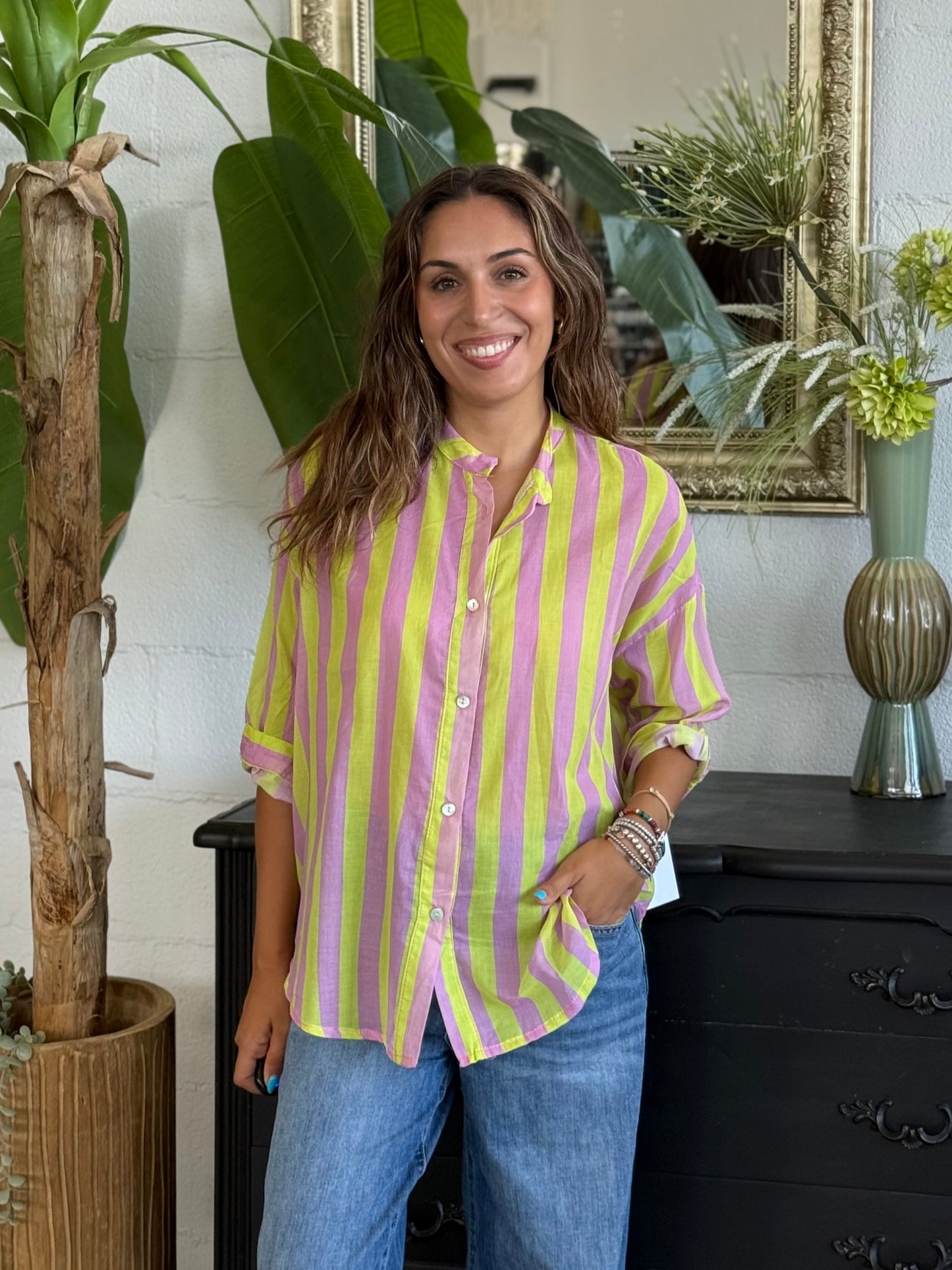 Camicia MUST a righe in cotone