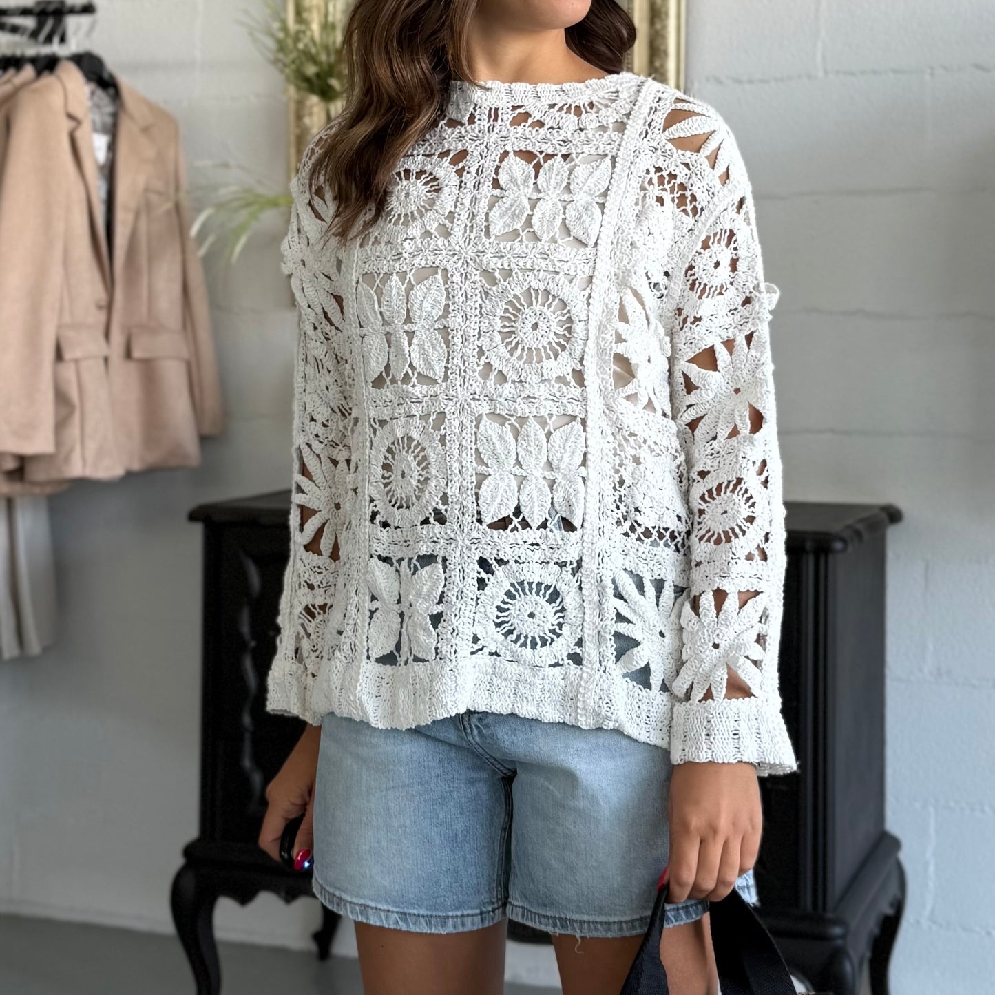 Maglioncino Crochet Taormina