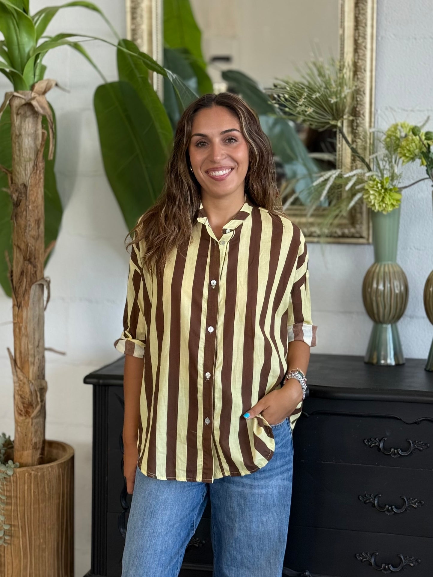 Camicia MUST a righe in cotone
