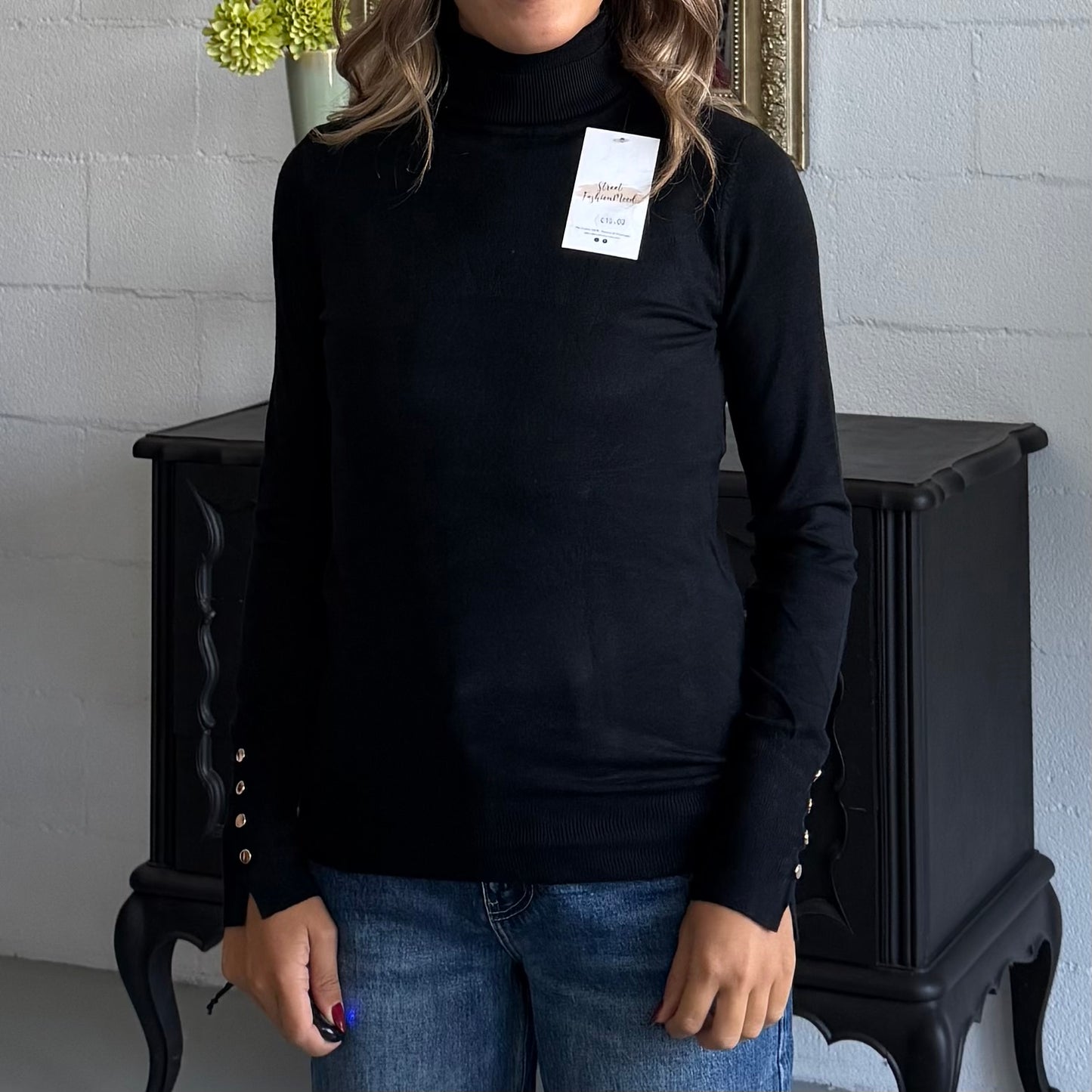 Dolcevita Iconic con bottoni oro