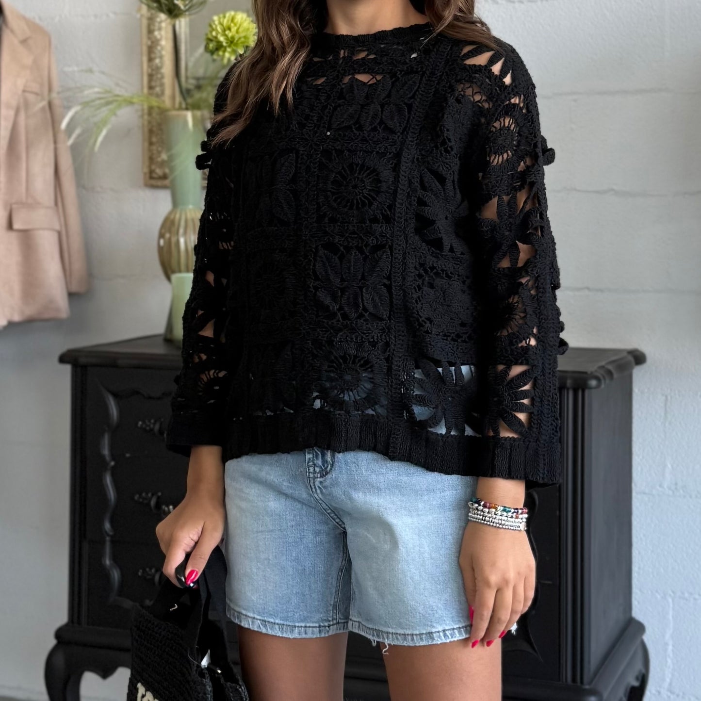 Maglioncino Crochet Taormina