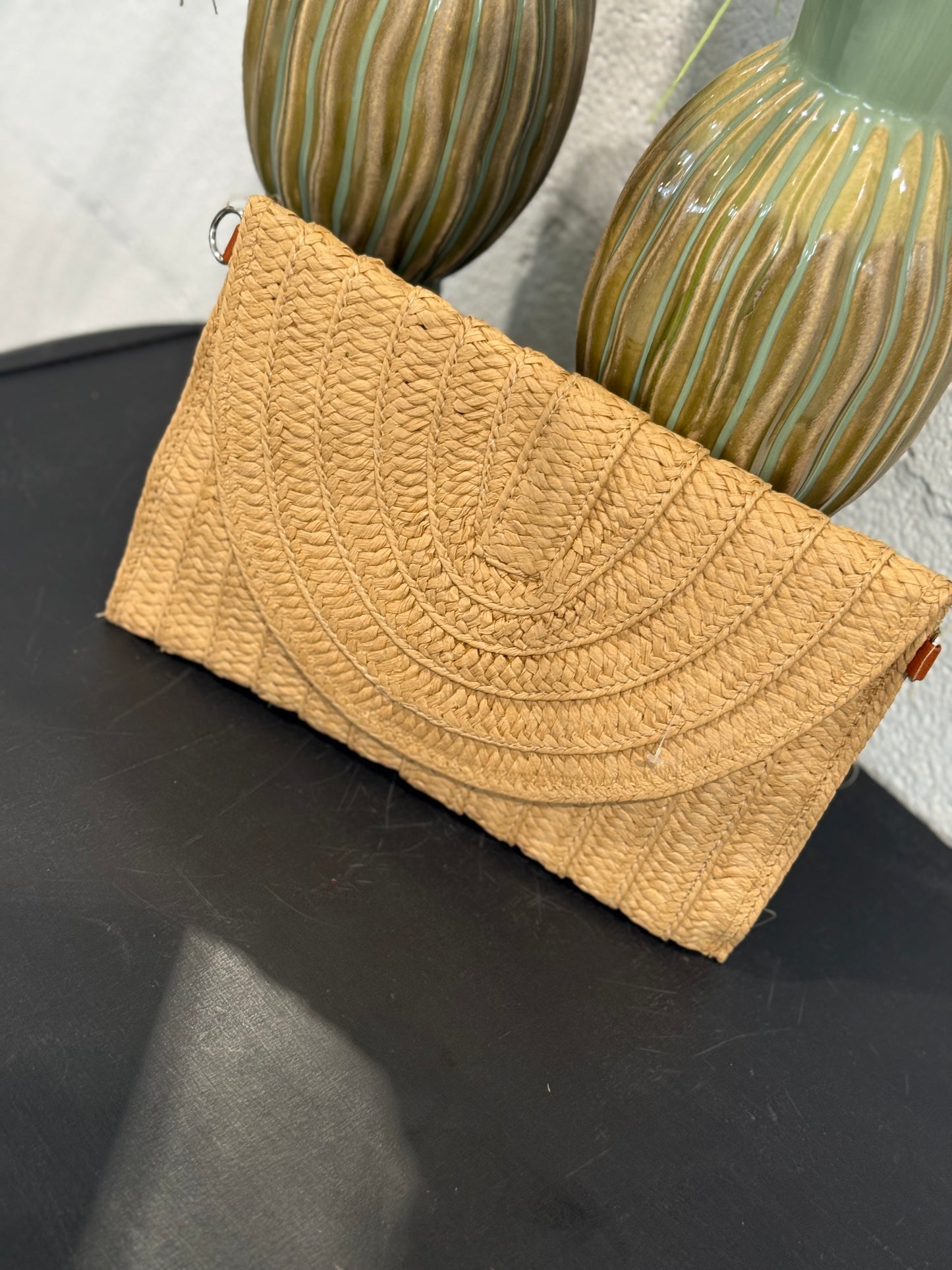 Pochette in paglia