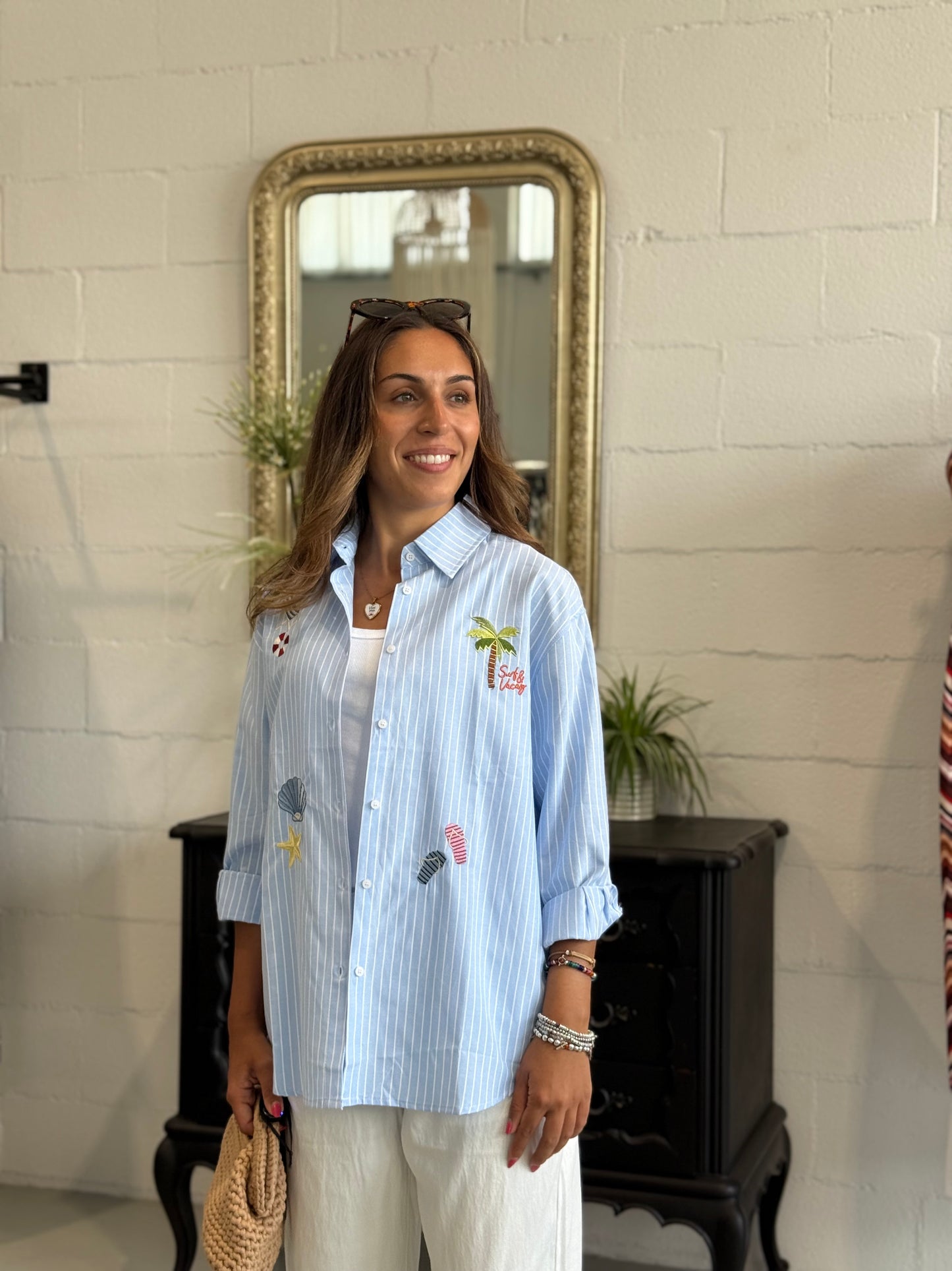 Camicia Summer con ricami