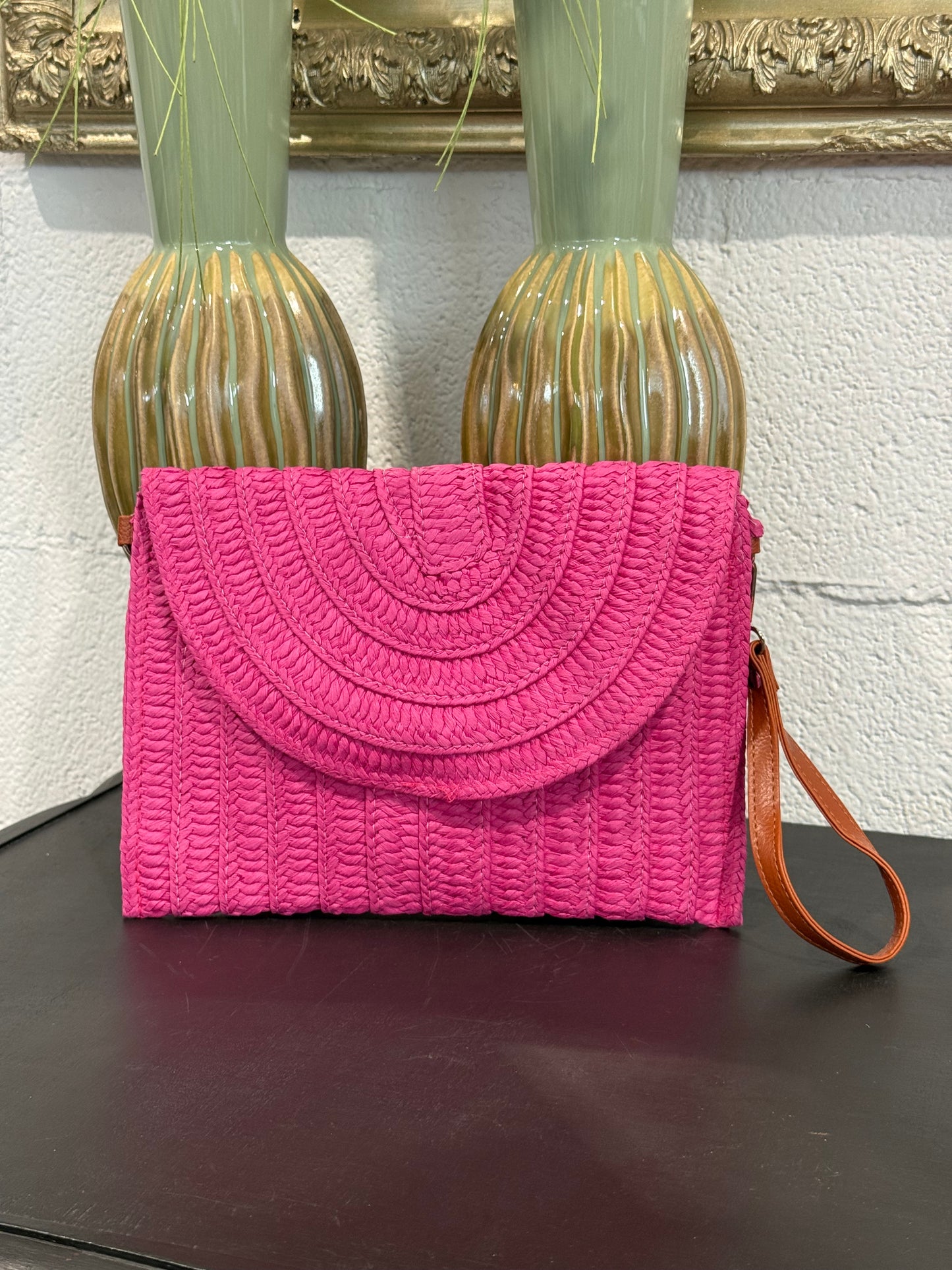 Pochette in paglia