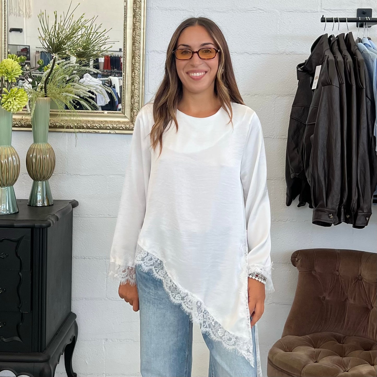 Camicia Valentine in pizzo MUST HAVE