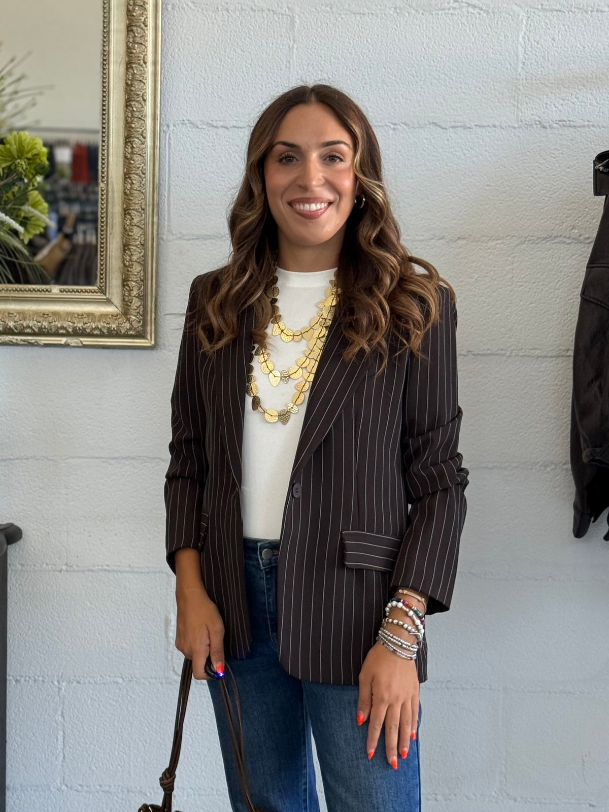 Blazer Premium Gessato Moro