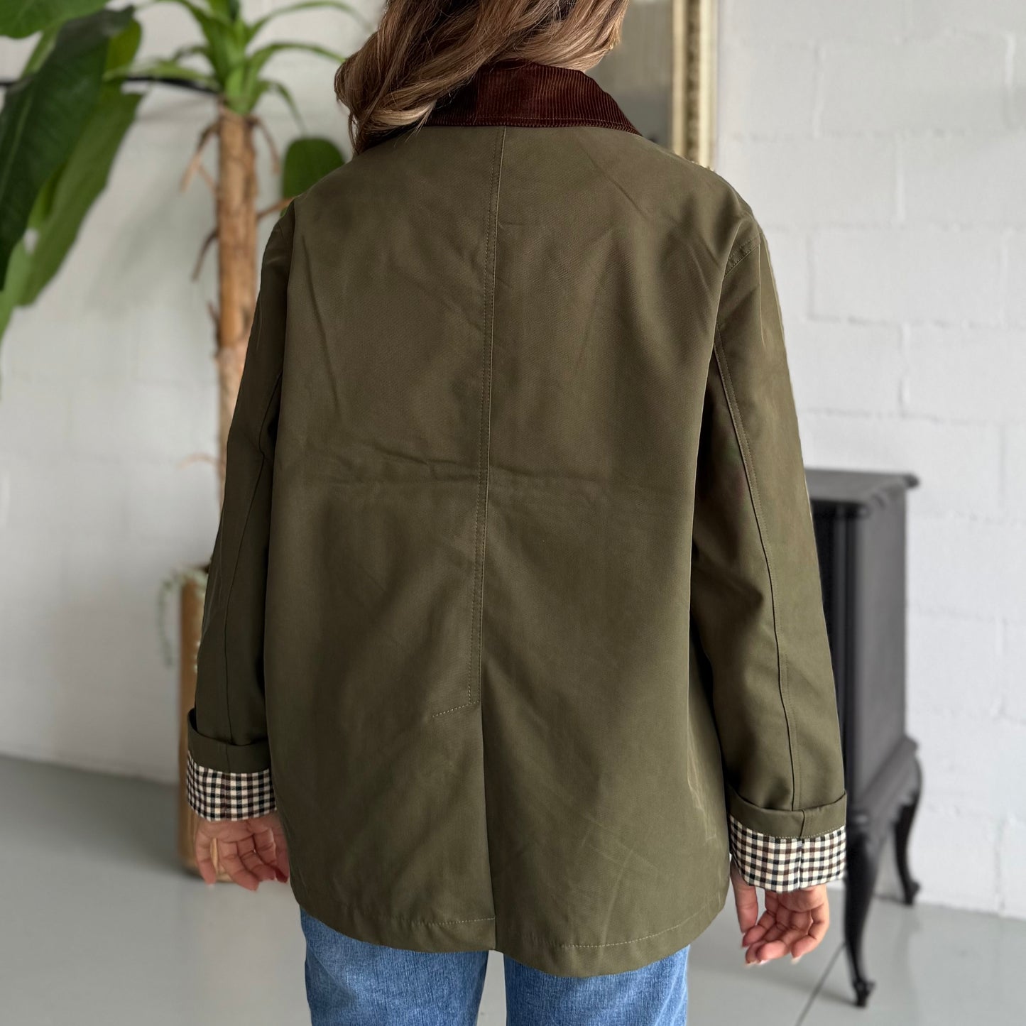 Giubbotto stile Barbour