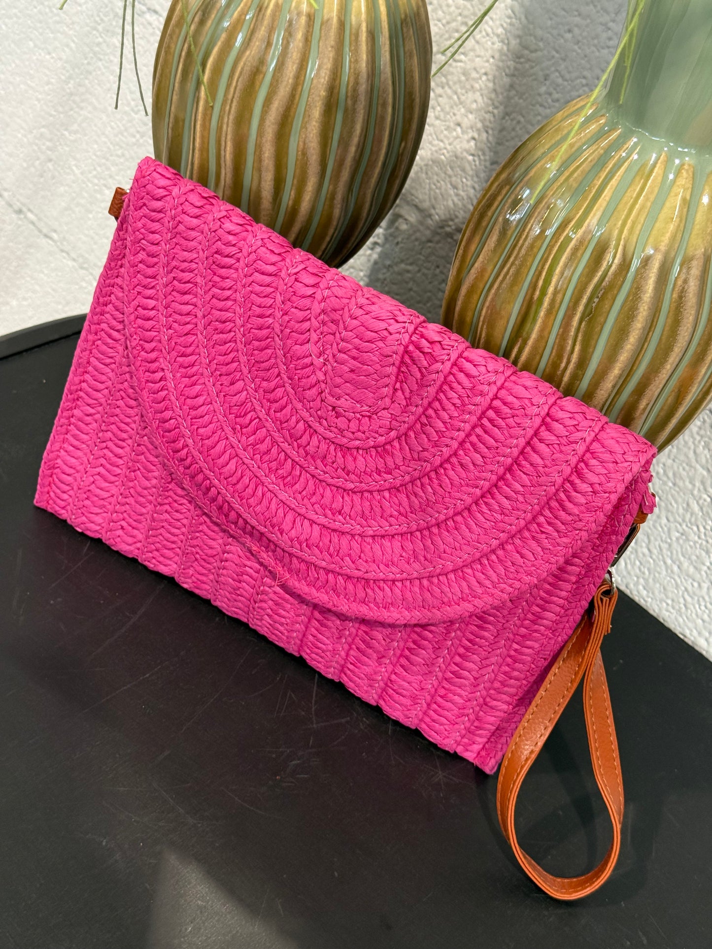 Pochette in paglia