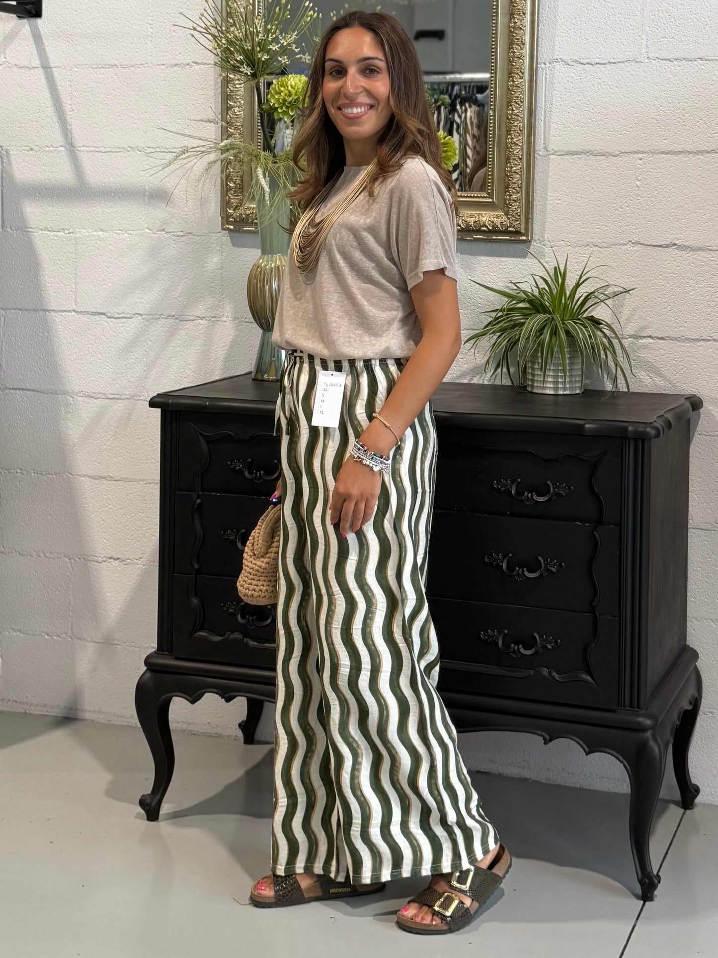 Pantalone Minorca misto Lino rif. 04