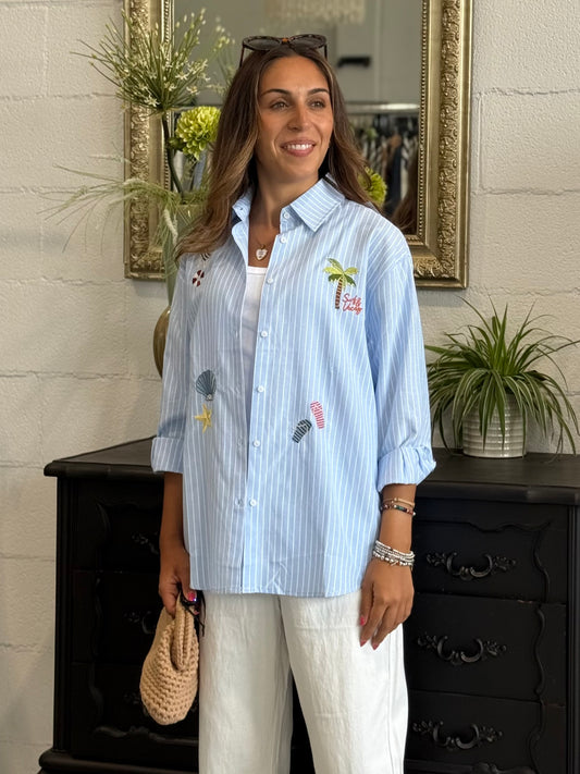Camicia Summer con ricami