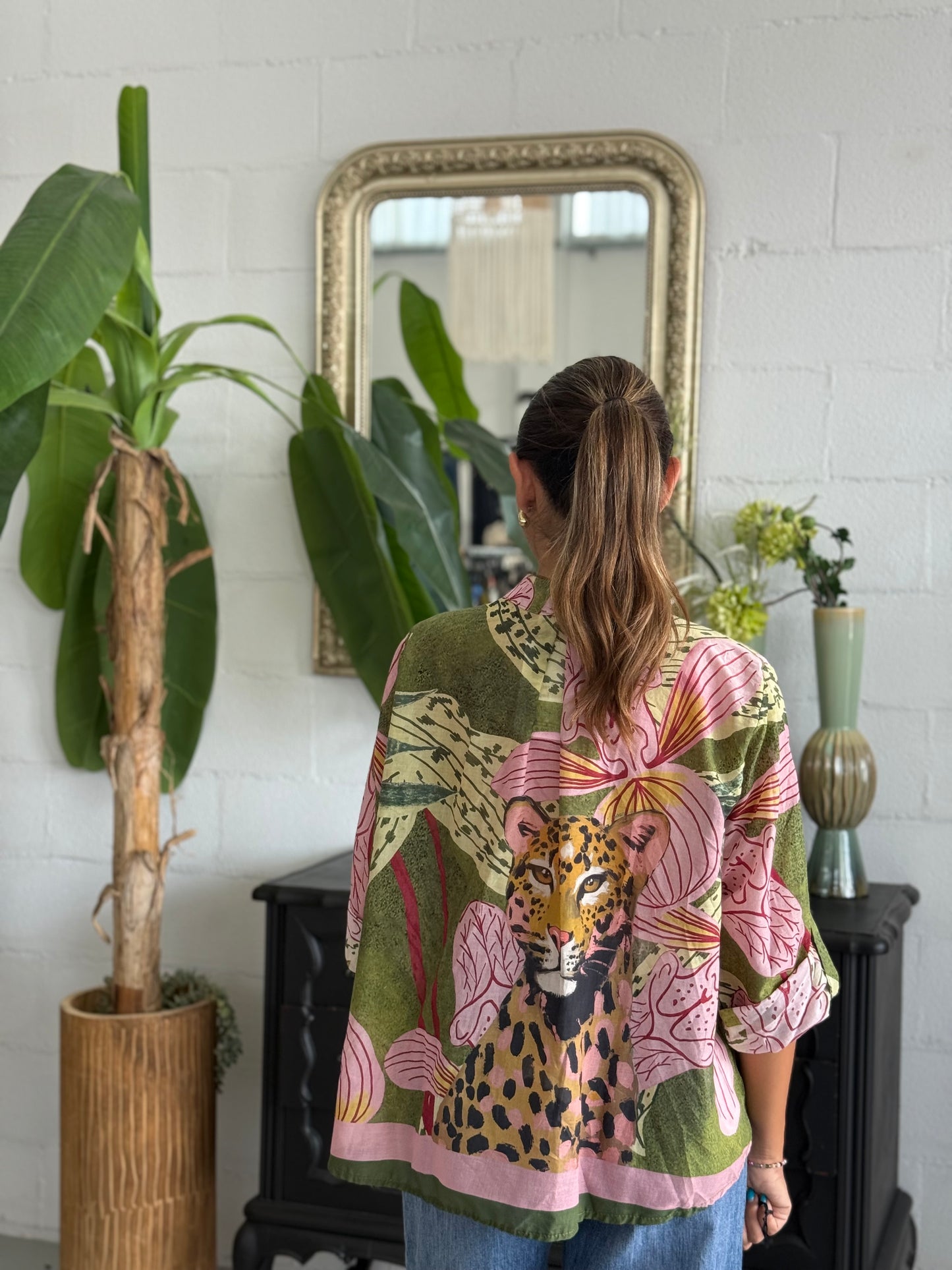 Camicia Tiger Flower