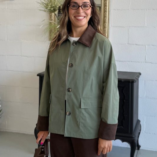 Giacca stile Barbour MUST HAVE