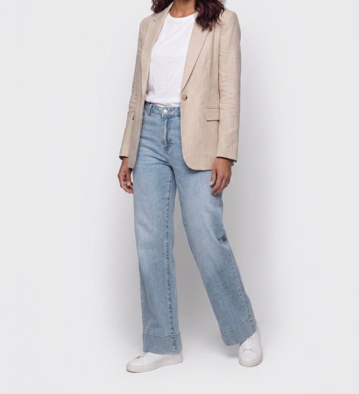 Jeans Wide Leg ‘Second Skin’
