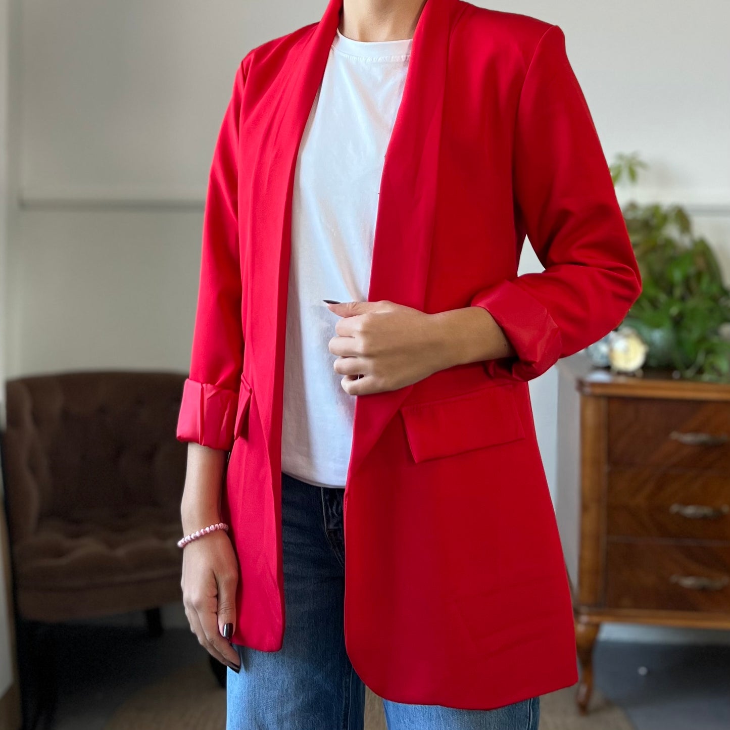 Blazer Iconic Rosso Primavera